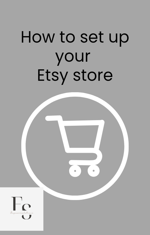 ETSY How to set up Etsy store
